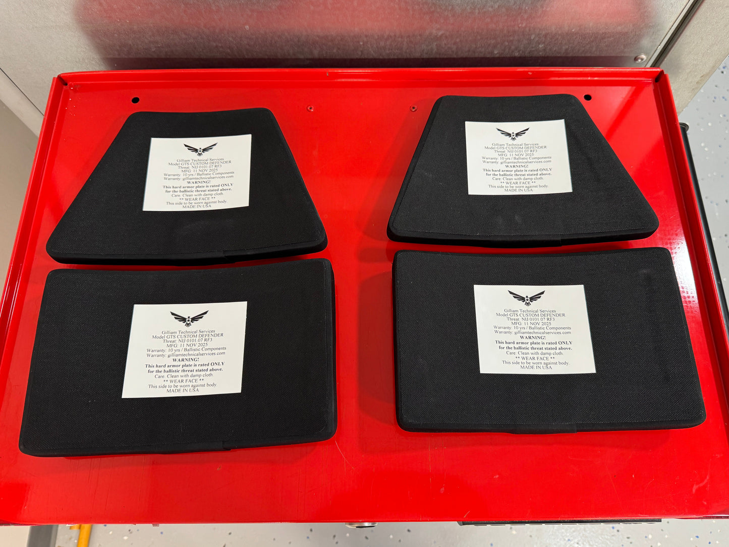 Russian Fort Defender ceramic armor plate