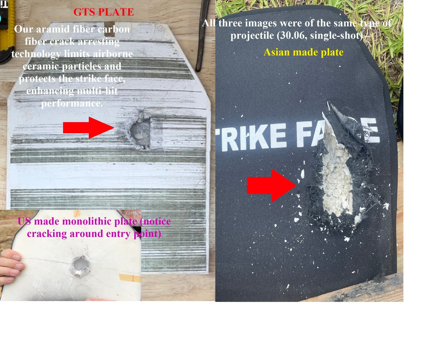 Custom RF2 ceramic armor plate