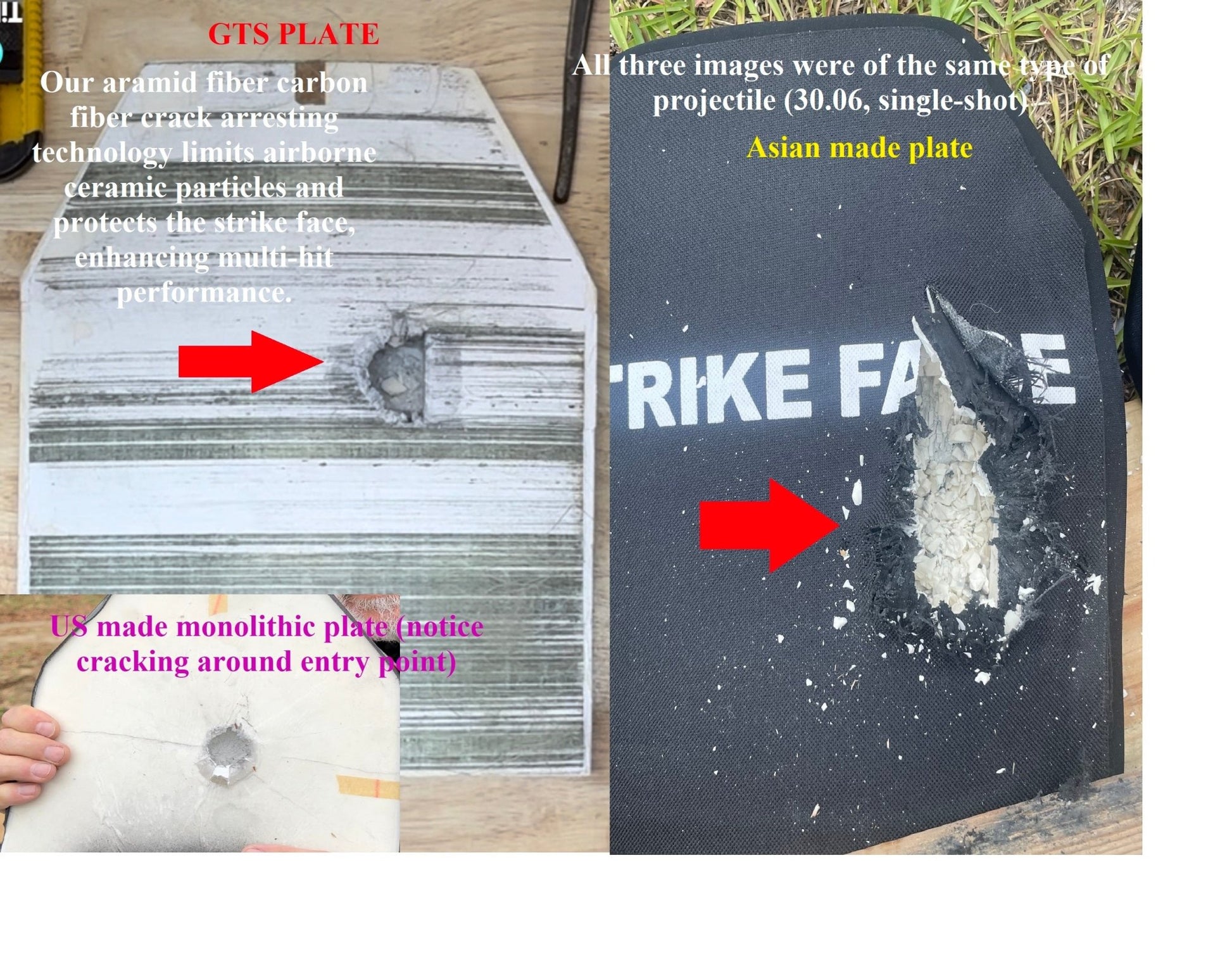 Custom RF2 ceramic armor plate
